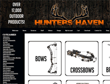 Tablet Screenshot of huntershaven.net